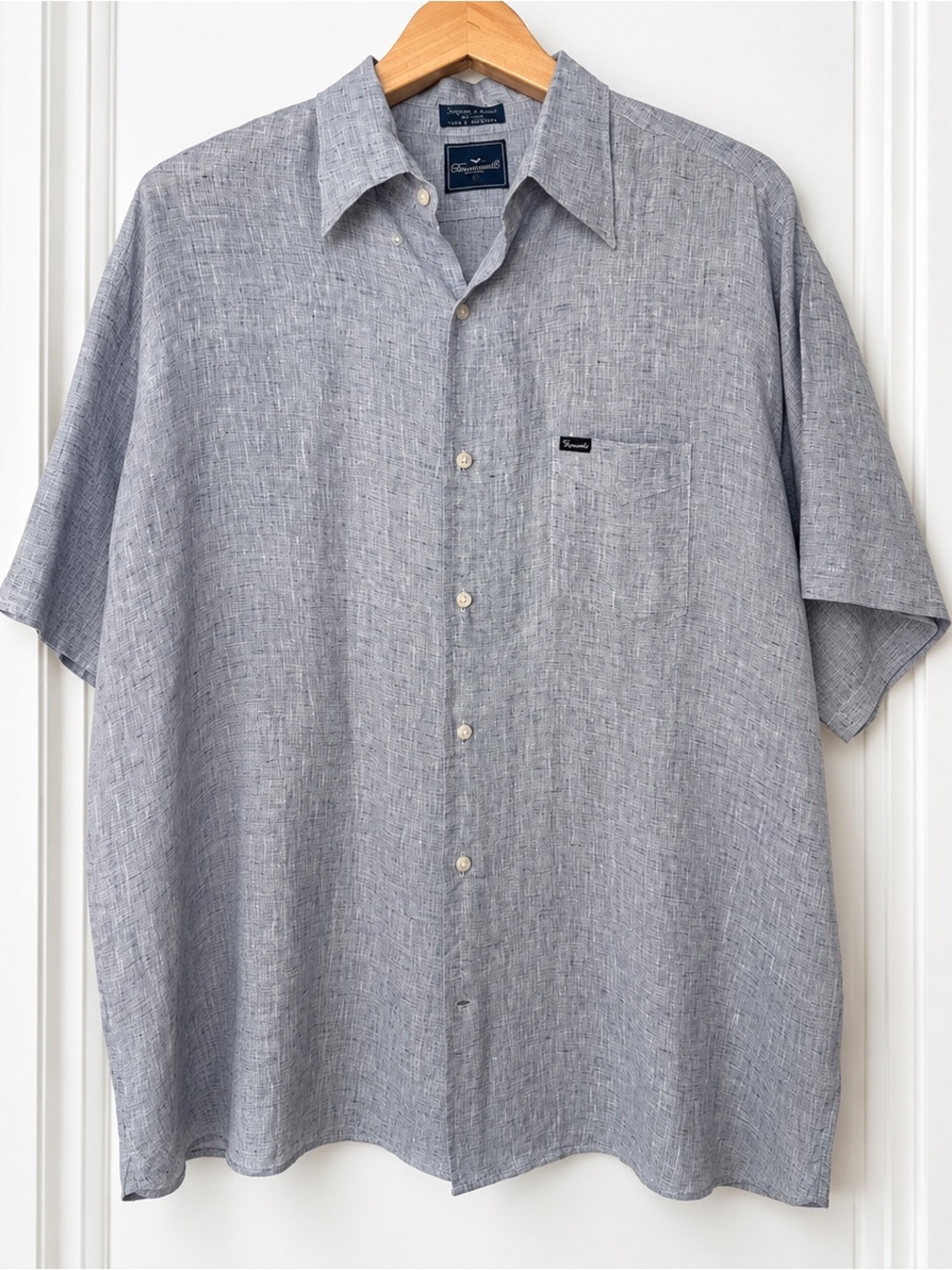 Faconnable Linen shirt size XXL - Vintage for men